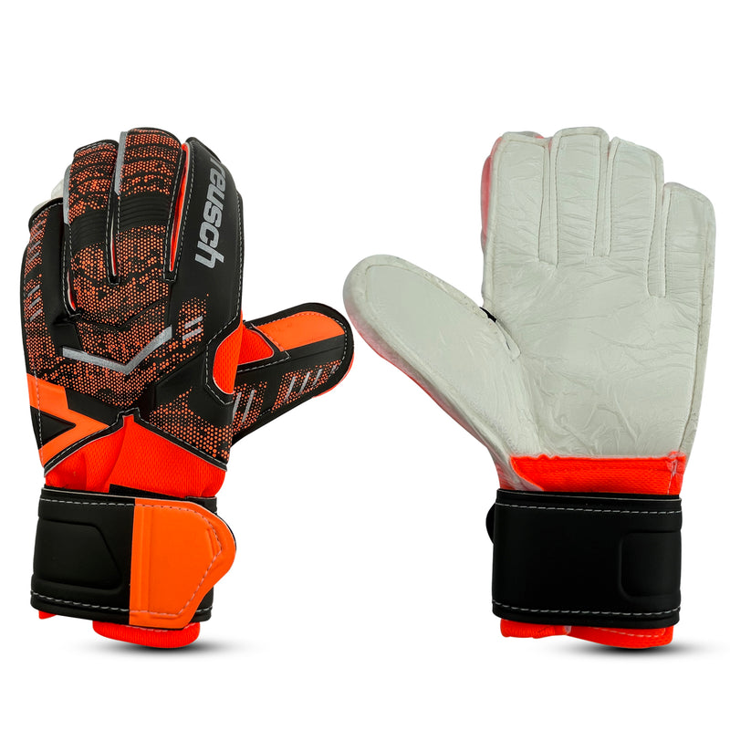 Reusch Pro M1 Goalkeeper Gloves Black and Orange