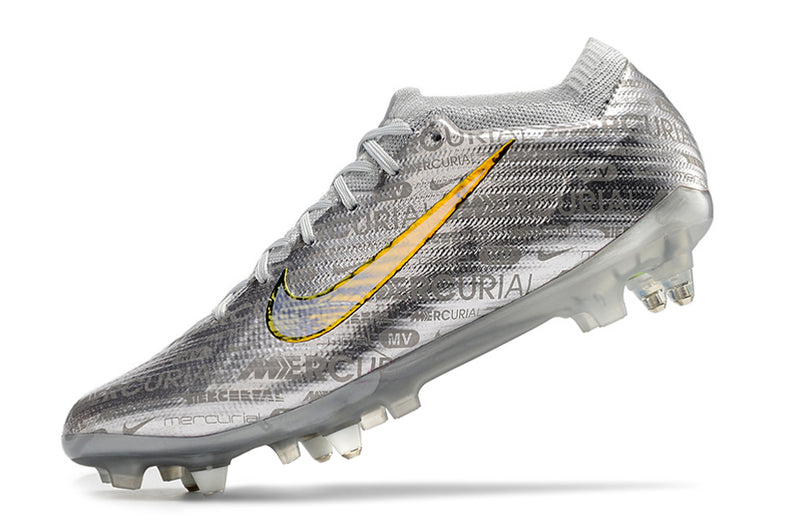 Nike Air Zoom Mercurial Vapor 15 Elite Aluminum Spike Silver "Anniversary 25 Years Pack" Football Boots