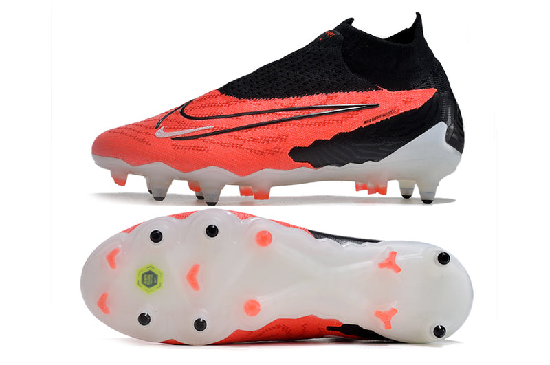 Chuteira Campo Nike Phantom GX DF Elite Ponta de Aluminio Preta e Vermelha "Ready Pack"