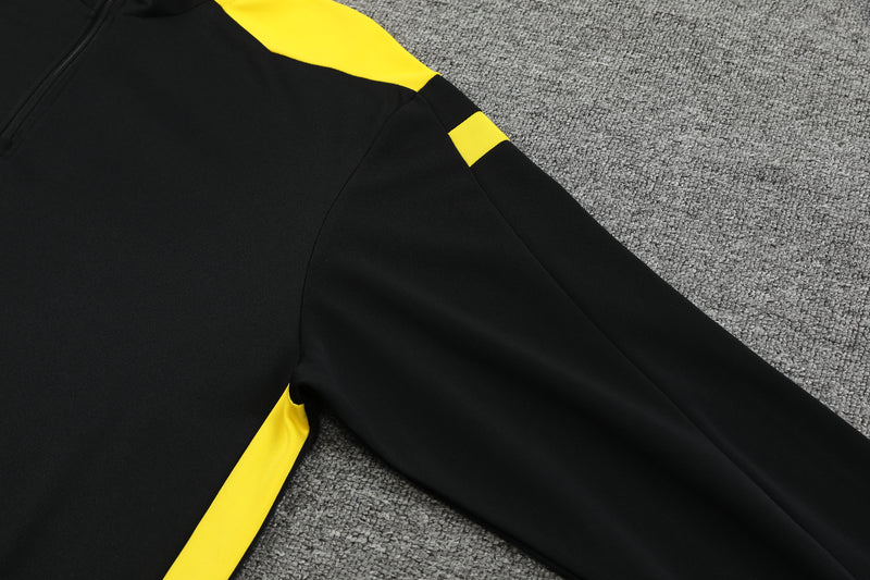 Conjunto de Frio Joma Training Amarelo e Preto