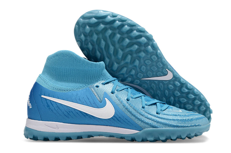 Sabatilles per a nens Nike Phantom Luna Elite TF blau "Mad Ambition Pack". 