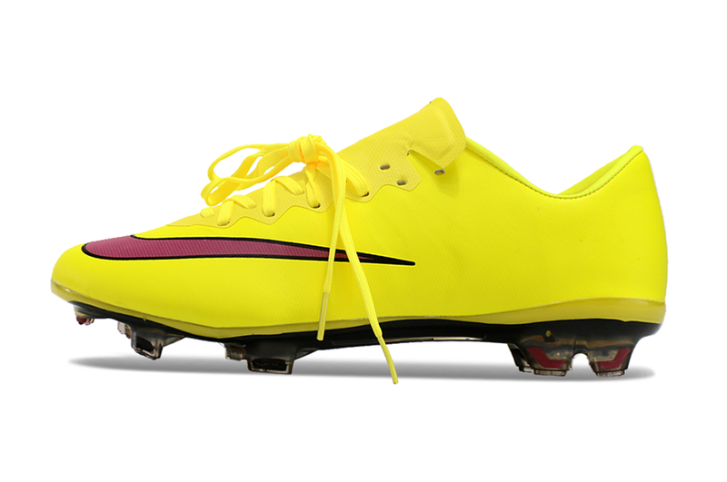 Nike Retro Mercurial Vapor 10 FG Yellow and Pink Football Boots