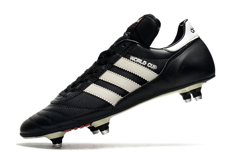 Adidas Copa Mundial Team Aluminum Tip Black and White Field Football Boots 