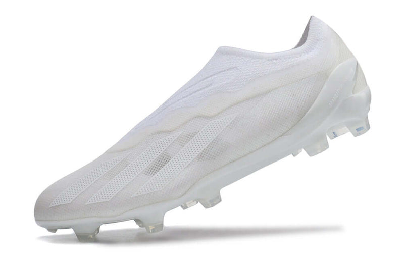 Velocidade é com a nova Adidas X CrazyFast.1 LL FG Branca "Pearlized Pack" na Farda de Boleiro, Garanta a qualidade de Jogadores Profissionais Elite!