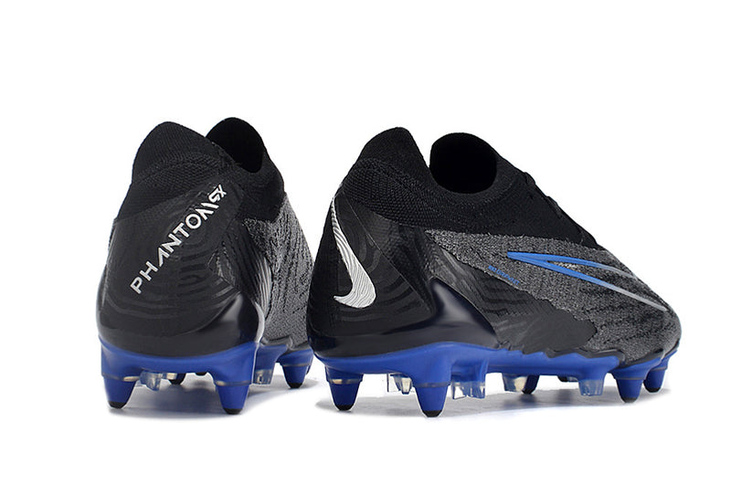 Bota de futbol Nike Phantom GX Elite amb punta d'alumini negre i blau "Shadow Pack".