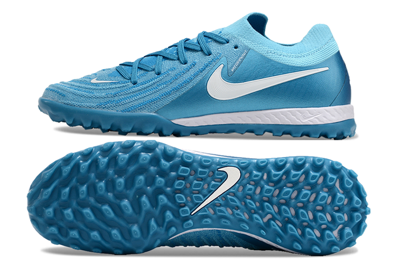 Chuteira Society Nike Phantom GX 2 Elite TF Azul "Mad Ambition Pack"