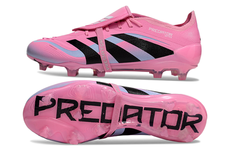 Chuteira Campo Adidas Predator FT 30 Elite FG Rosa e Preto