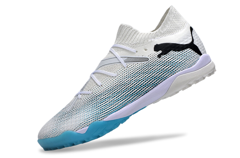 Puma Future 7 TF White and Blue Society Football Boots