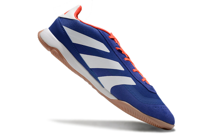 Chuteira Futsal Adidas Predator 24 Elite IC Azul e Branca "Advancement Pack"