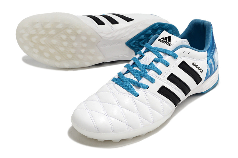 Adidas AdiPure 11 Pro TF Football Boots White and Blue Toni Kroos