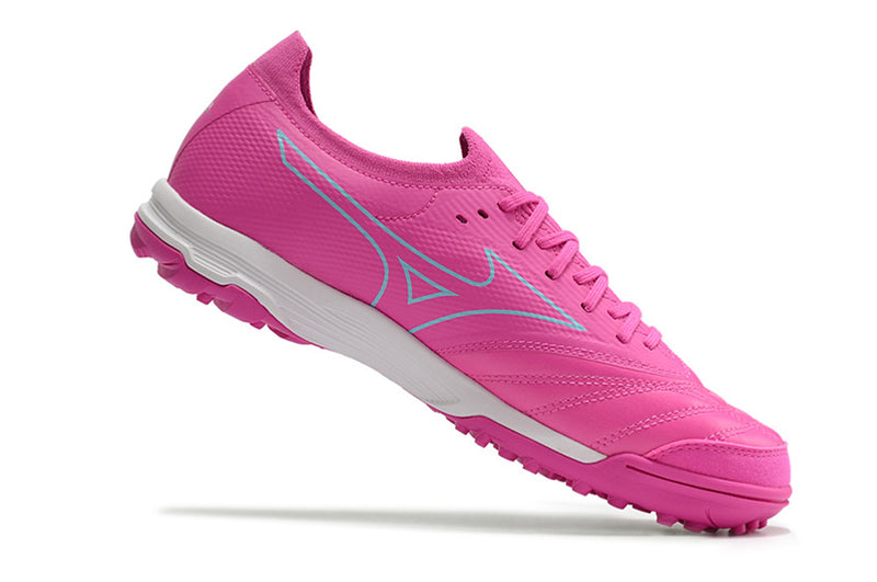 Tenha muito mais CONFORTO com a Mizuno Morelia Neo Beta Society Rosa e Azul na Farda de Boleiro, Garanta a qualidade de Jogadores Profissionais Elite!