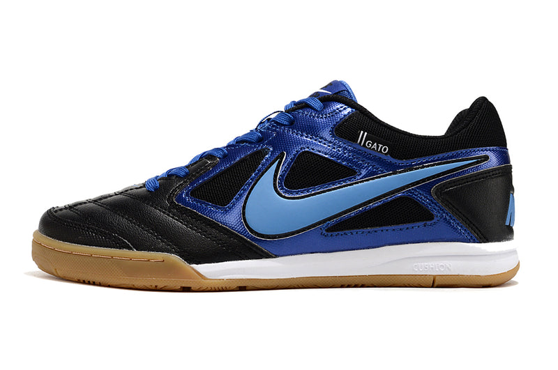 Supreme x Nike SB Gato IC Futsal Boot Black and Blue