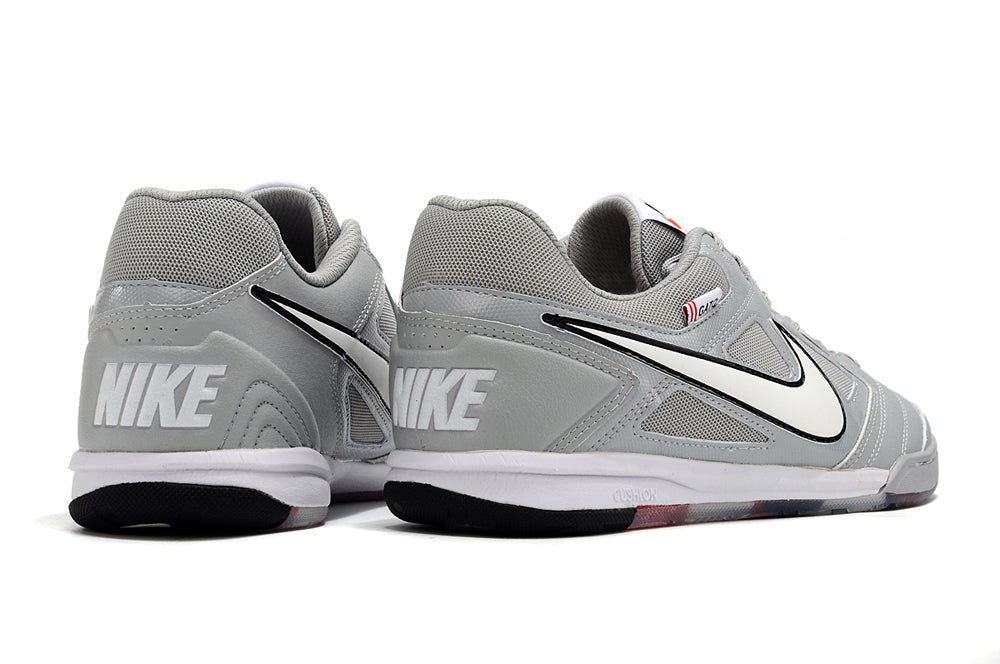 Supreme x Nike SB Gato IC Grey and White Futsal Boot