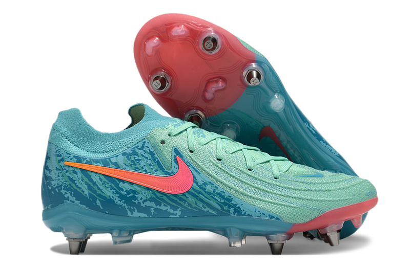 Chuteira Campo Nike Phantom GX 2 Elite Trava Mista Azul