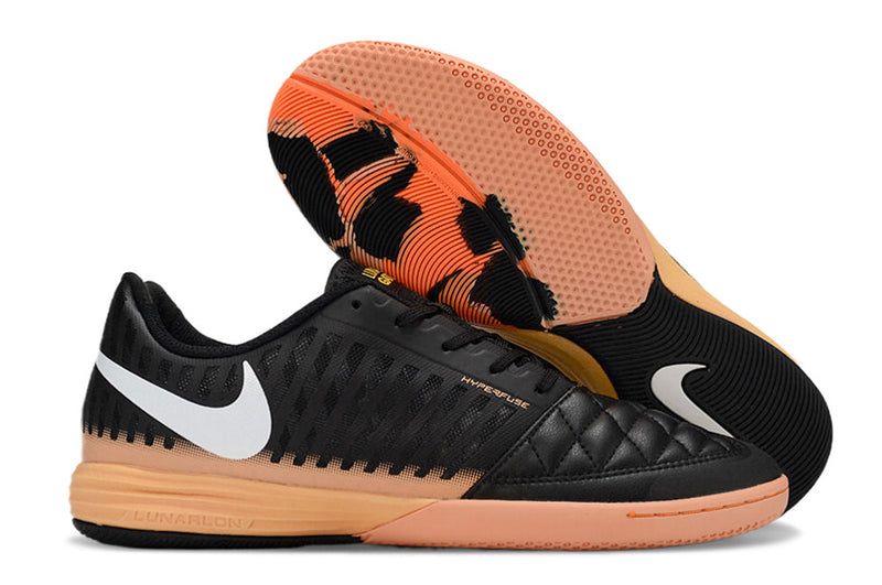 Nike Lunar Gato II IC Futsal Boot Black and Orange