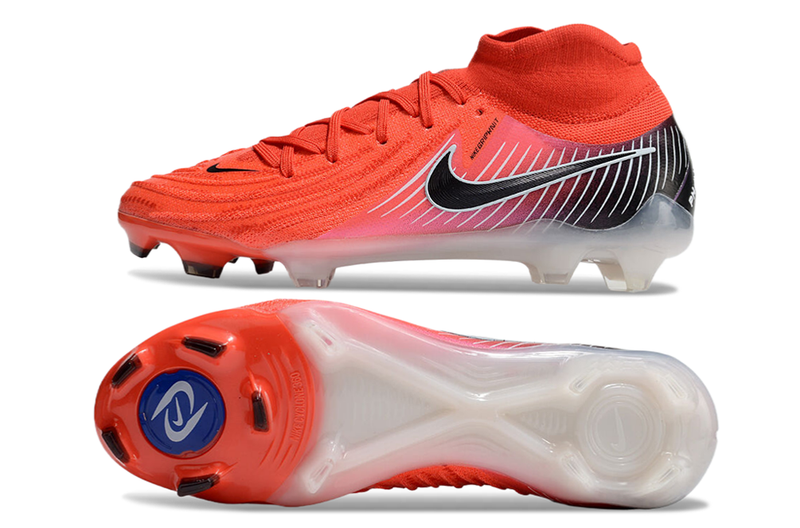 Chuteira Campo Nike Phantom Luna 2 Elite FG Vermelha e Preta