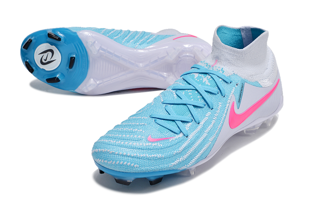 Nike Phantom Luna Elite FG Grey Blue and Pink Football Boots