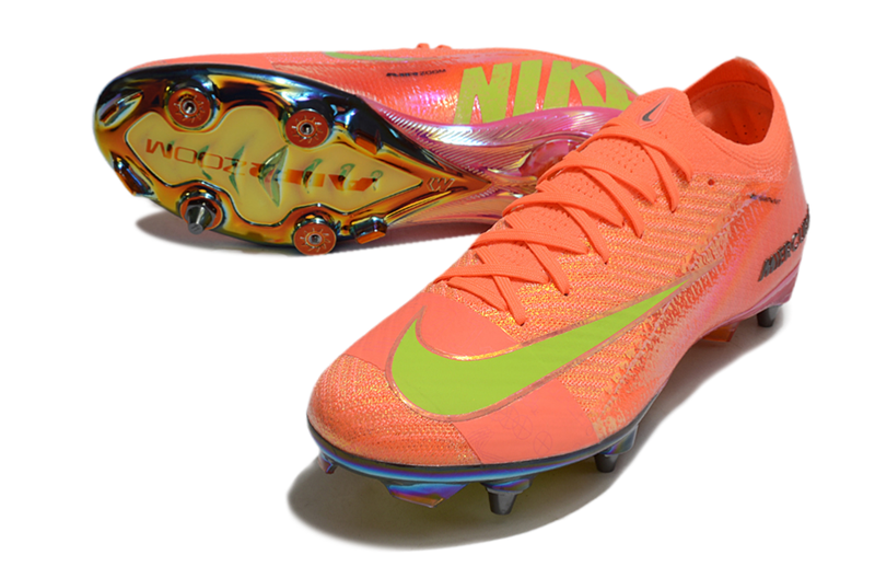 Chuteira Campo Nike Air Zoom Mercurial Vapor 16 Elite Trava Mista Laranja "Cosmic Speed"