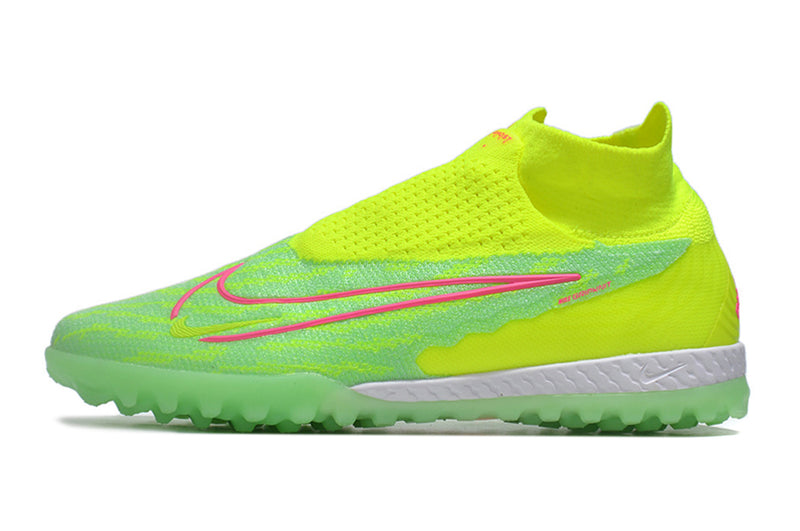 Chuteira Society Nike Phantom GX DF Elite TF Verde