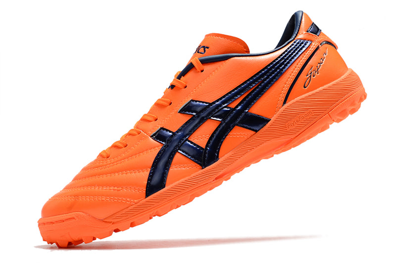 Chuteira Society Asics Japan TF Laranja