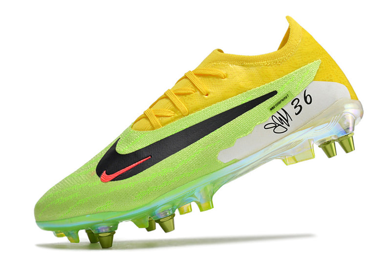 Nike Phantom GX Elite Haaland Yellow and Green Mixed Cleat