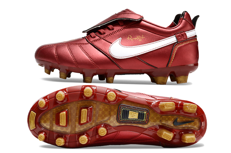 Botes de futbol Nike Retro Tiempo Legend R10 Elite vermelles i blanques 