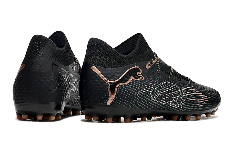 Puma Future 7 MG Black and Bronze "Eclipse Pack" Soccer Cleats