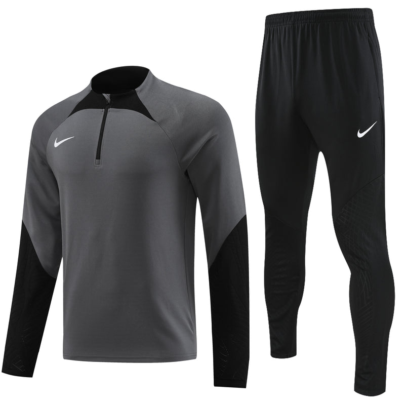 Conjunt de clima fred Nike Training gris i negre