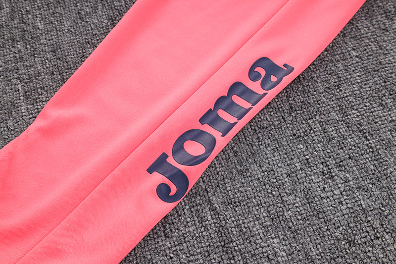 Conjunto de Frio Joma Training Azul e Rosa