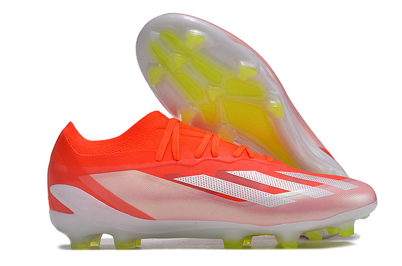 Botes de futbol Adidas X Crazyfast.1 FG vermell i blanc "Energy Citrus Pack"