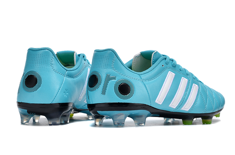 Botes de futbol Adidas AdiPure 11 Pro FG blau i blanc