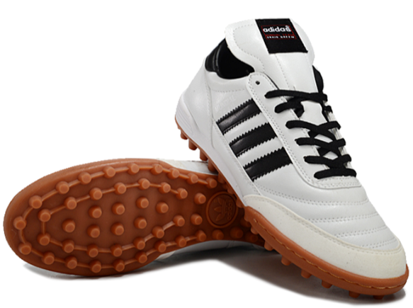 Chuteira Society Adidas Copa Mundial Team TF Branco e Preto