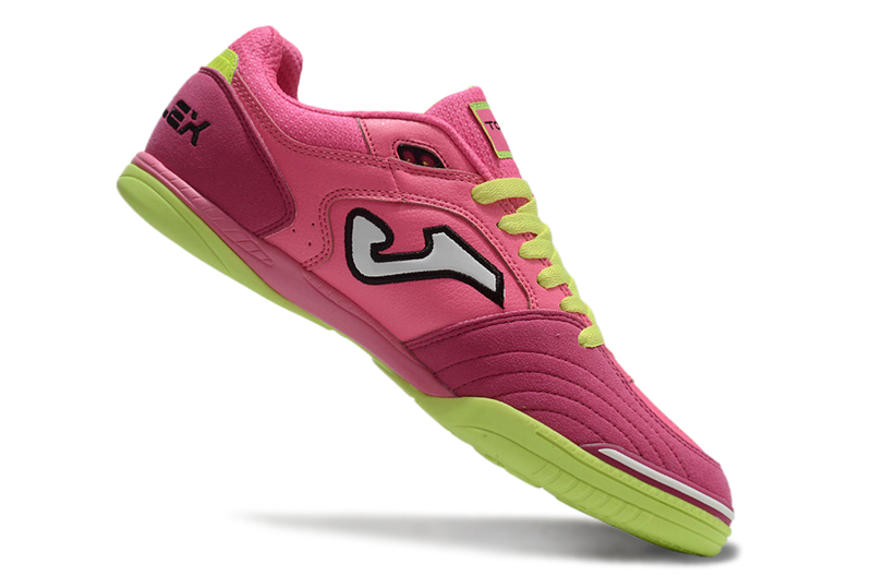 Chuteira Futsal Joma Top Flex Rebound IC Rosa e Verde