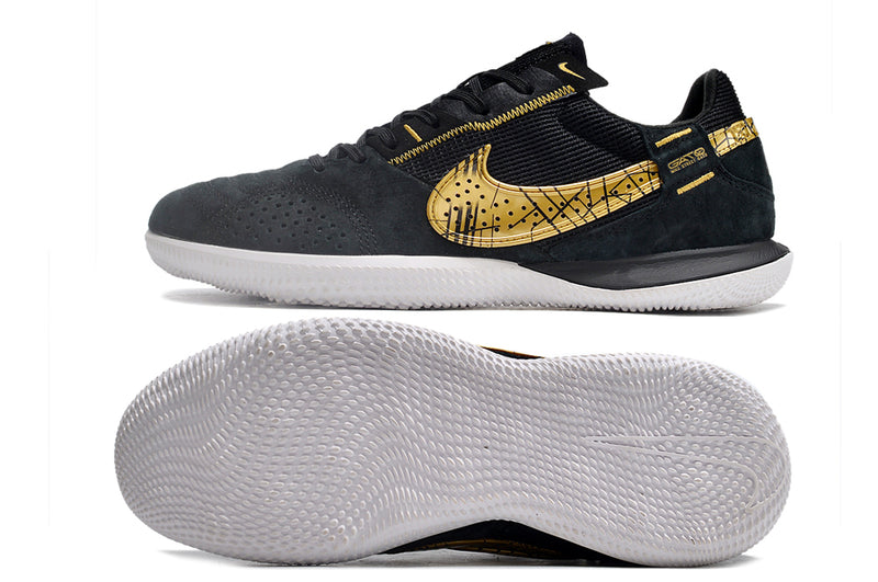 Nike StreetGato IC Futsal Boot Black and Gold