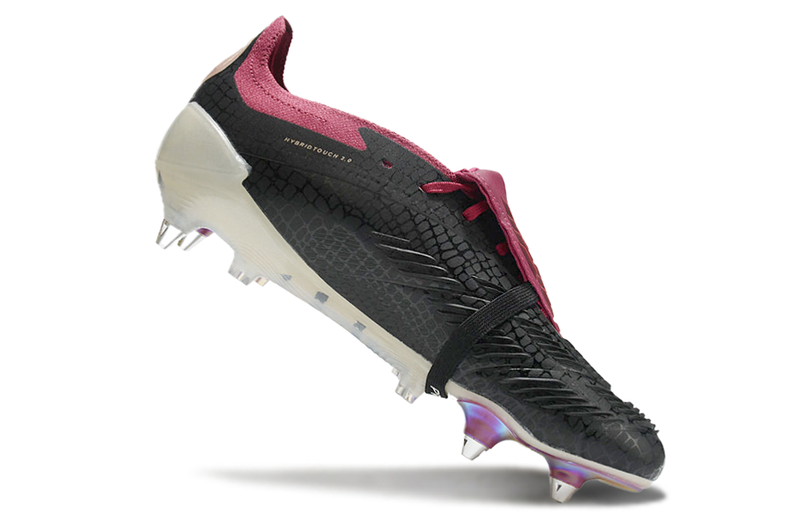 Botes de futbol Adidas Predator Elite FT 30 Aluminium Toe Negre i violeta 