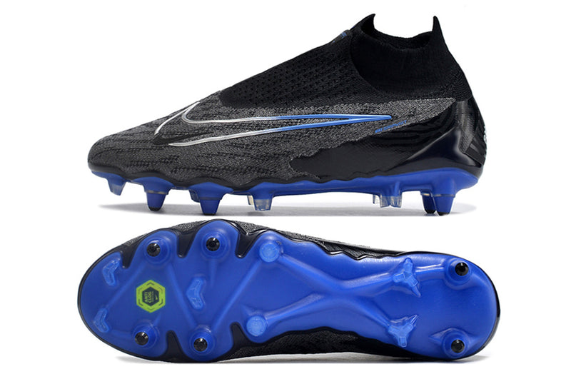 Nike Phantom GX DF Elite Aluminum Spike Black and Blue "Shadow Pack" Field Football Boot