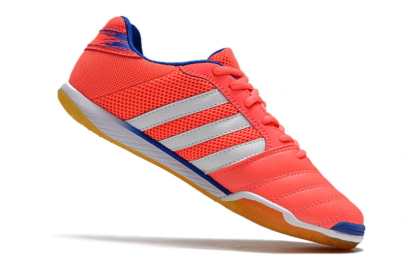 Adquira Chuteira Futsal Adidas Top Sala IC com Frete Grátis e 2 Brindes (Meia Antiderrapante + Bolsa) na Farda de Boleiro!