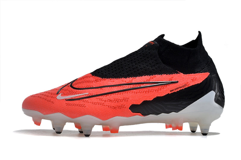 Bota de futbol Nike Phantom GX DF Elite negre i vermell amb punta d'alumini "Ready Pack"