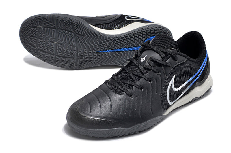 Nike Tiempo Legend 10 Academy IC Black and Blue "Shadow Pack" Futsal Boot