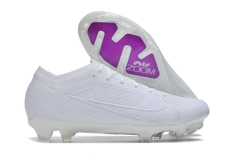 Bota de futbol Nike Air Zoom Mercurial Vapor 15 Elite FG Blanca "By You"