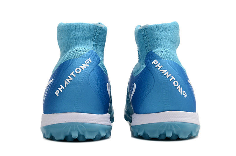 Sabatilles per a nens Nike Phantom Luna Elite TF blau "Mad Ambition Pack". 