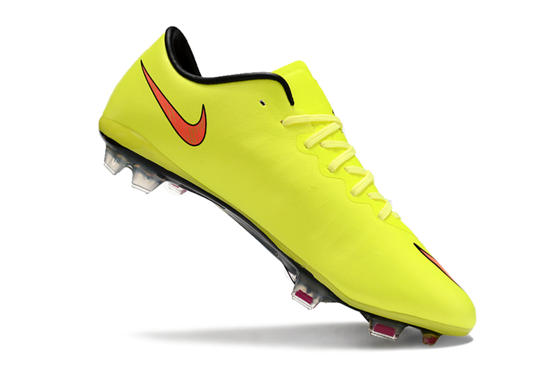 Bota de futbol Nike Retro Mercurial Vapor 10 FG Verd neó i taronja 