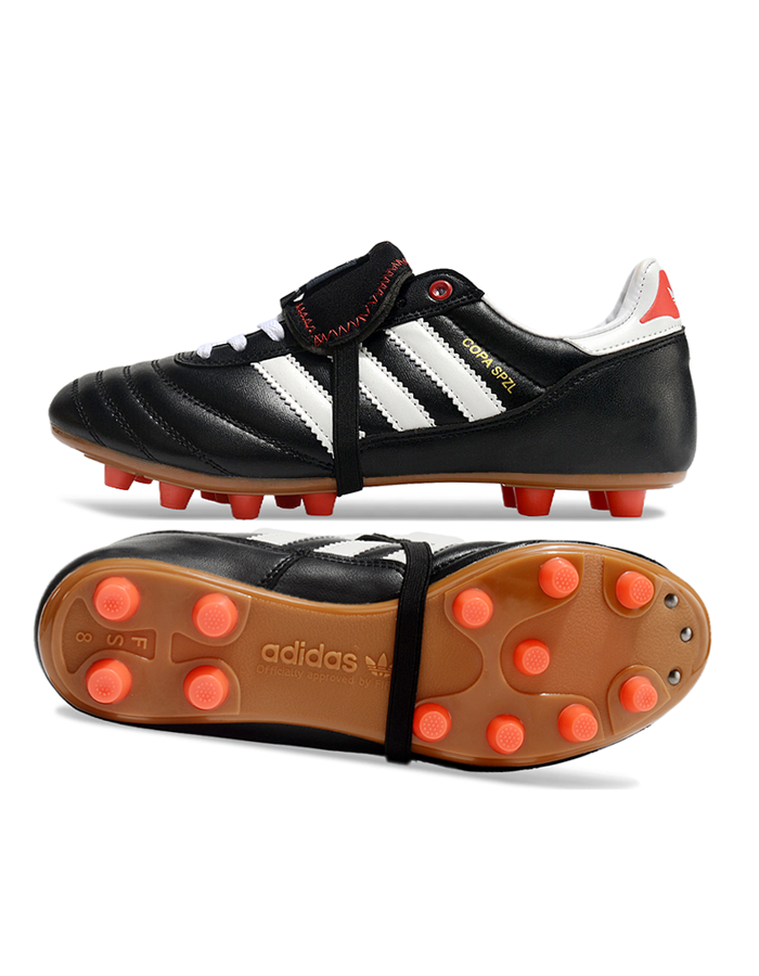 Chuteira Campo Adidas Copa Mundial FG Preta e Branca "Made in Germany"