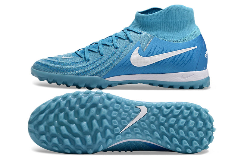 Sabatilles per a nens Nike Phantom Luna Elite TF blau "Mad Ambition Pack". 