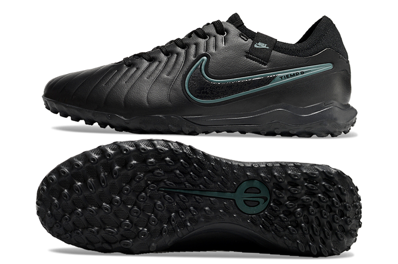 Chuteira Society Nike Tiempo Legend 10 Pro TF Preto "Shadow Pack"