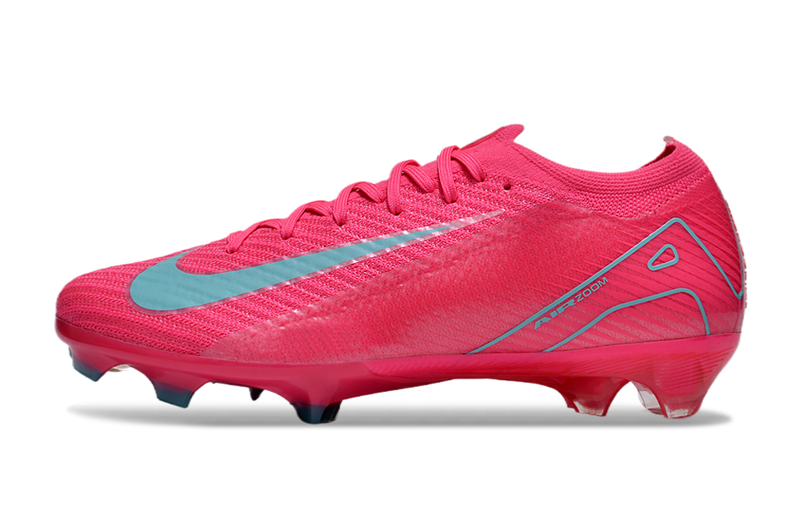 Chuteira Campo Nike Air Zoom Mercurial Vapor 16 Elite FG Rosa e Azul