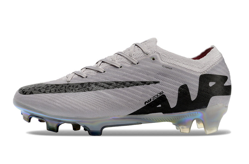 Nike Air Zoom Mercurial Vapor 15 Elite FG Silver and Black "Rising Gem Pack" Kids' Football Boots 