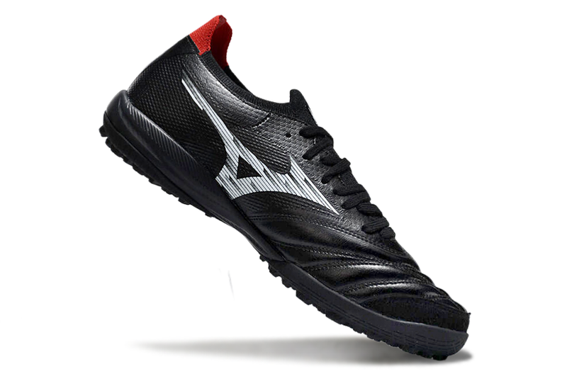 Chuteira Society Mizuno Morelia Neo Sala TF Preta