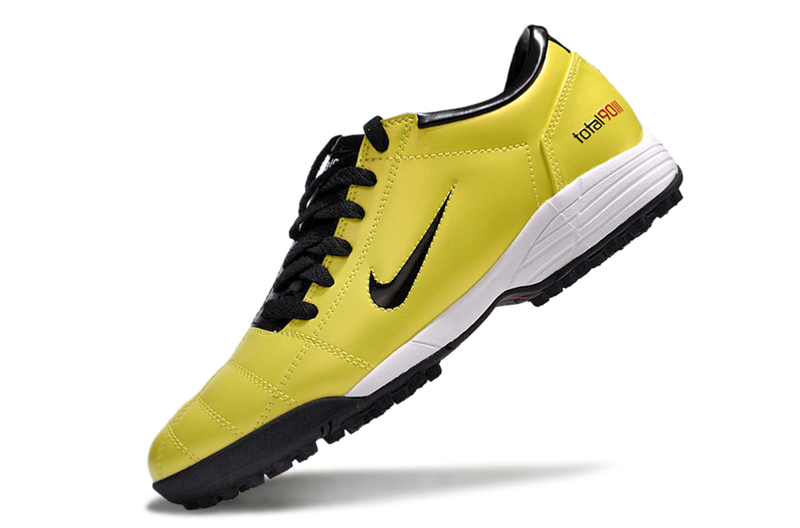 Chuteira Society Nike Total 90 TF Amarelo e Preto