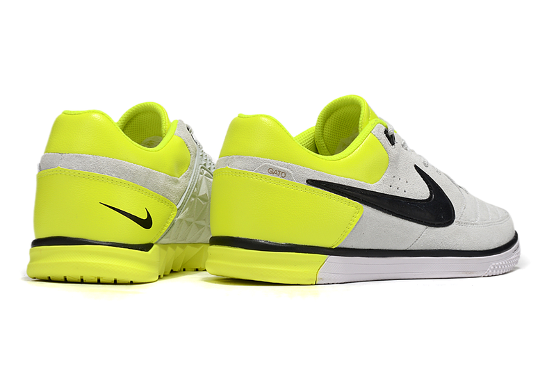 Chuteira Futsal Nike 5 StreetGato IC Cinza e Amarelo